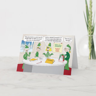 "Inte Redo?" Julhälsningskort Helgkort