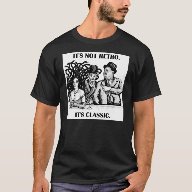 Inte retro Medusa Tee Shirt (Framsida)