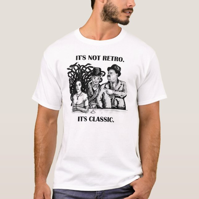 Inte retro Medusaklassiker T-shirt (Framsida)