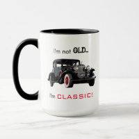 Inte rolig gammal utan klassikervintage car