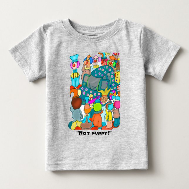Inte roligt! Baby Boy T-shirt (Framsida)