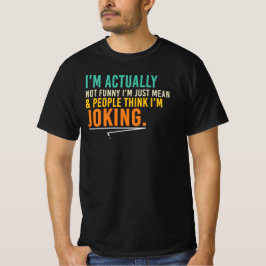 Inte roligt bara elak sarkastisk attitydcitat t shirt