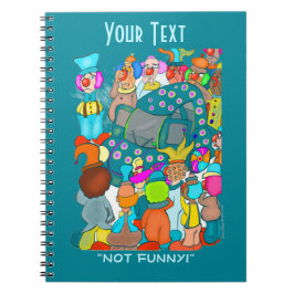 Inte roligt! Spiral bärbar dator Anteckningsbok