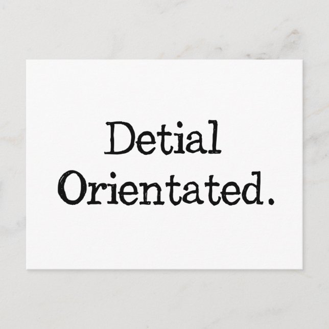 Inte så detaljorienterat vykort (Framsida)