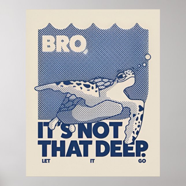 Inte så djupt  poster (Framsidan)