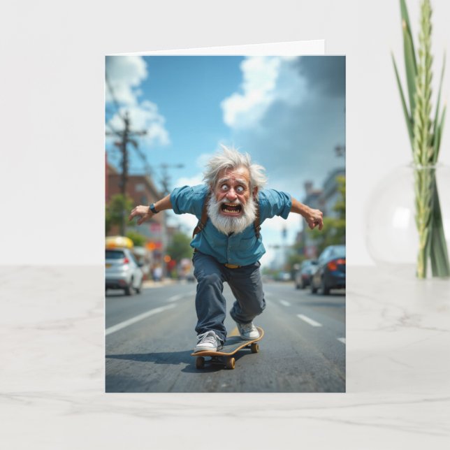 "Inte så extrem" födelsedag Kort (Framsida)