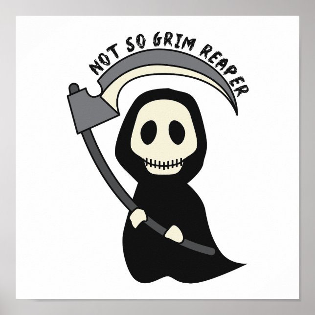 Inte så grim Reaper - Light-hearted Grim Reaper Poster (Framsidan)