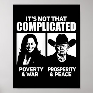 Inte så komplicerad Kamala Fattigdom& Krig Poster