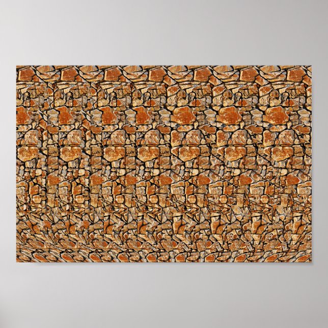 Inte så lutande Pisa torn - Gömt 3D-utskrift Poster (Framsidan)