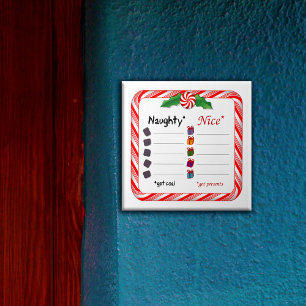 Inte så subtil Naughty eller Nice Kakelplatta