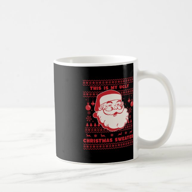 Inte så vacker jul kaffemugg (Höger)