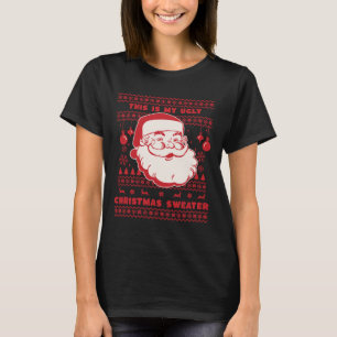 Inte så vacker jultomten Julafton-familjen T Shirt