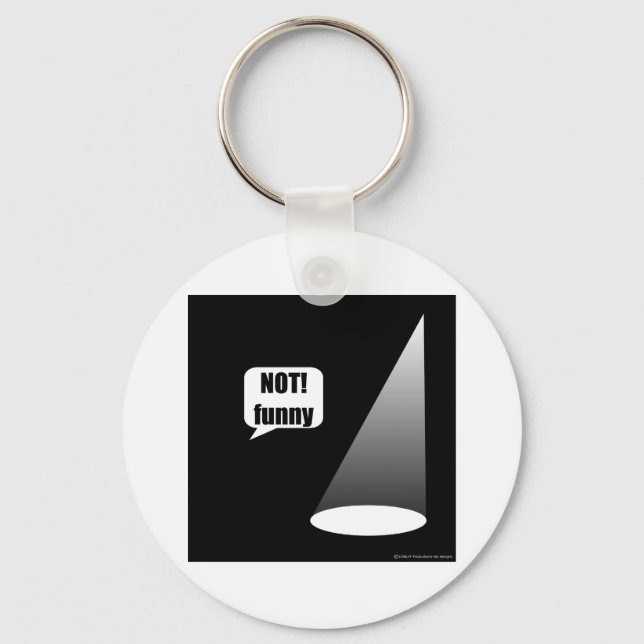 Inte särskilt roligt nyckelring (Framsida)