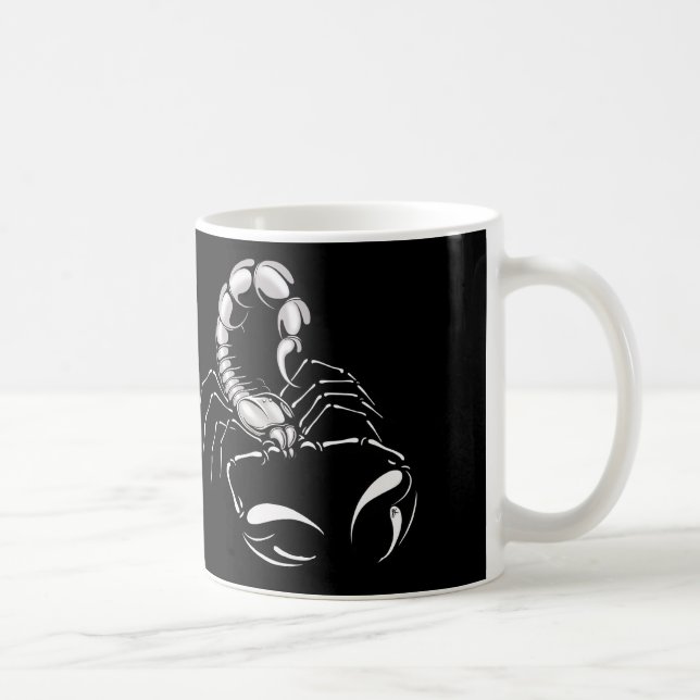 Inte särskilt roligt Silver Scorpion Kaffemugg (Höger)