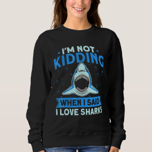 Inte skojar jag älskar hajar djur hajar t shirt