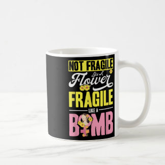 Inte skör som en blomma som bomb 2 kaffemugg