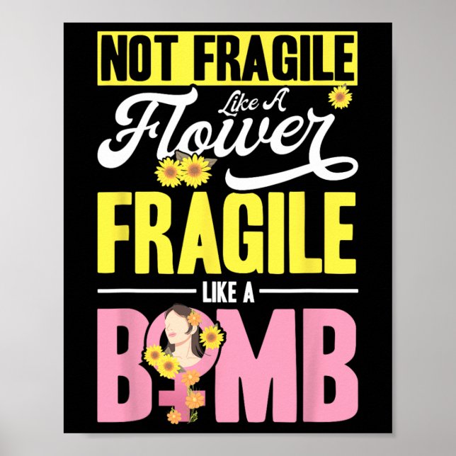 Inte skör som en blomma som bomb 2 poster (Framsidan)