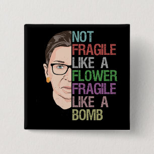 Inte skör som en blomma som en bomb knapp