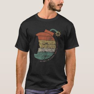 Inte skör som en blomma som en bomb RBG T Shirt