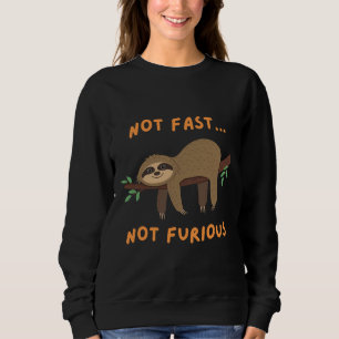 Inte snabb, ej lös slang t shirt