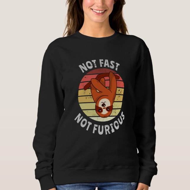 Inte snabb, ej lös sluttning t shirt (Framsida)