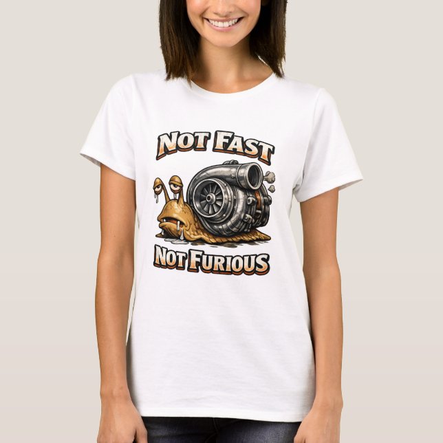 Inte Snabb Inte Rasande T Shirt (Framsida)