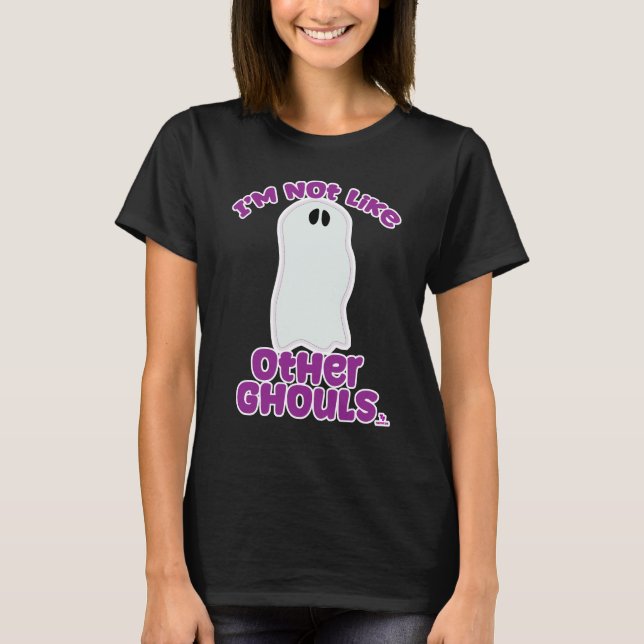Inte som andra Ghouls Halloween Roligt Toon T Shirt (Framsida)