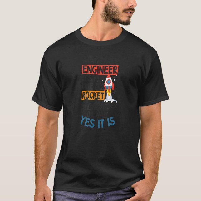 Inte som det är Rocket Science... T Shirt (Framsida)