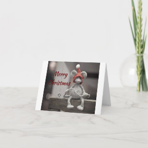 **INTE* SOM EN MUS "AT CHRISTMAS" HELGKORT