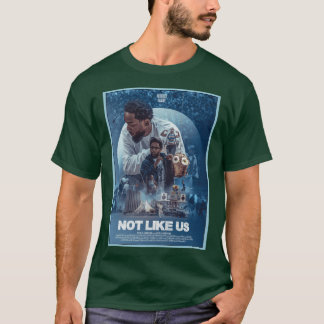Inte som oss Kendrick Lamar affisch T Shirt