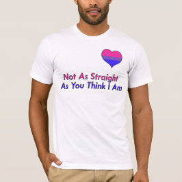"Inte som rak" bisexuell person/den Biromantic Tröja