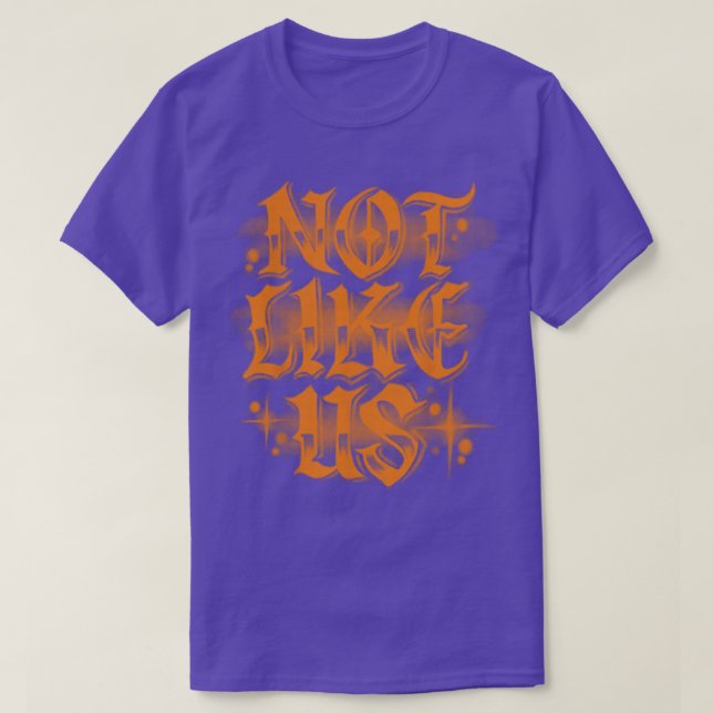 Inte som USA Kendrick Lamar TShirt T Shirt (Design framsida)