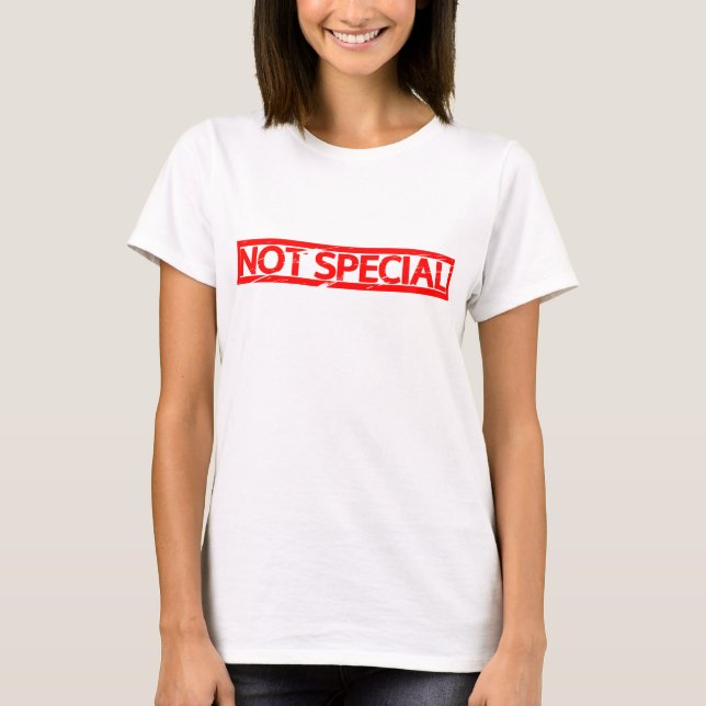 Inte speciella Frimärke T Shirt (Framsida)