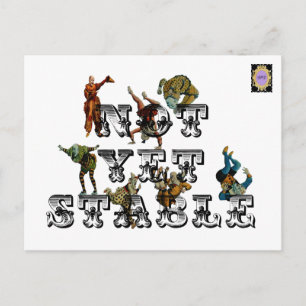 Inte stabil än vykort