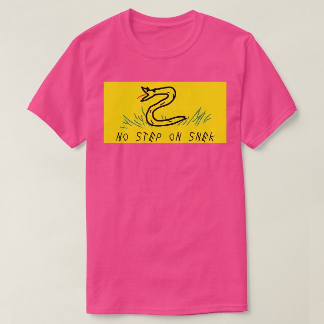 inte steg på smet t shirt (Design framsida)