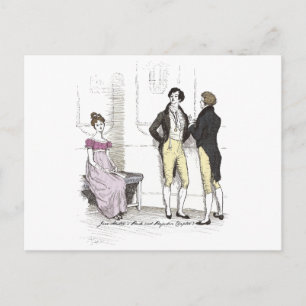Inte stilig nog, Jane Austen Stolthet och fördom Vykort