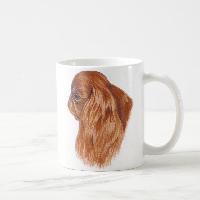 (Inte stolt) spaniel för muggRubykung charles, Kaffemugg (Höger)