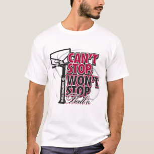 Inte stoppa, kan den ska inte stopputslagsplatsen t shirt