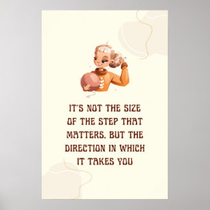 Inte storlekt utan orientering poster