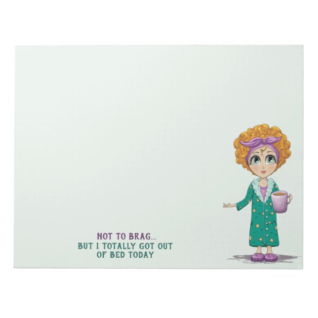 Inte till Brag, men jag är helt har ut ur Bed i da Anteckningsblock (Framsida)