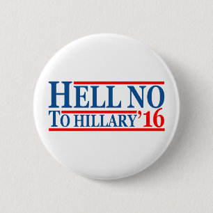 Inte till Hillary '16 Knapp