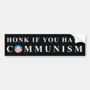 Inte till kommunism bildekal