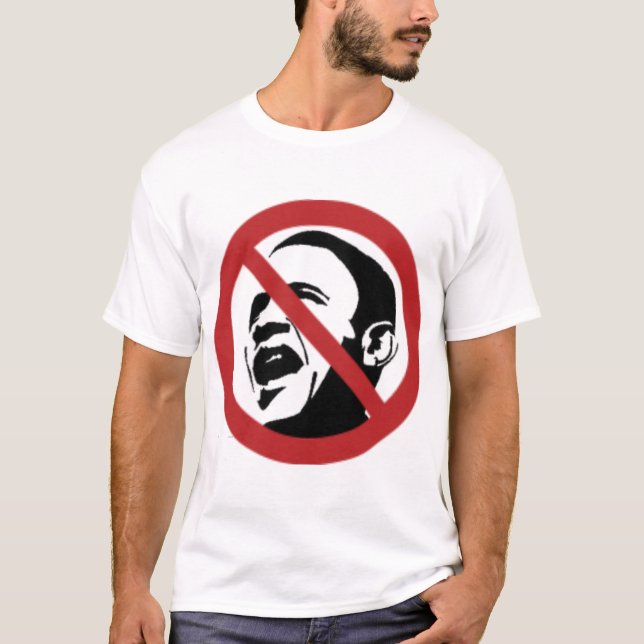 Inte till Obama Tee (Framsida)