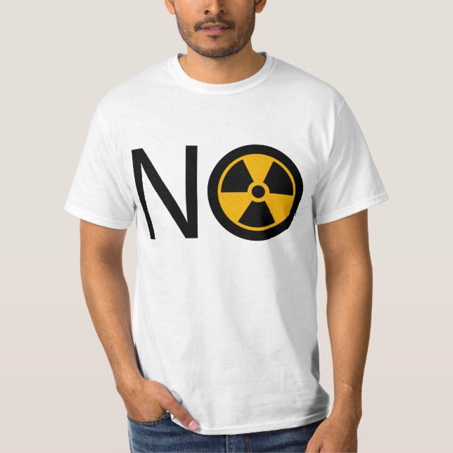 Inte till utstrålning och kärn- driver t shirt (Framsida)