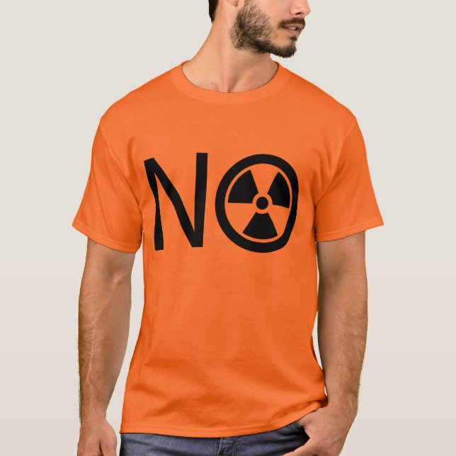Inte till utstrålning och kärn- driver t-shirt (Framsida)