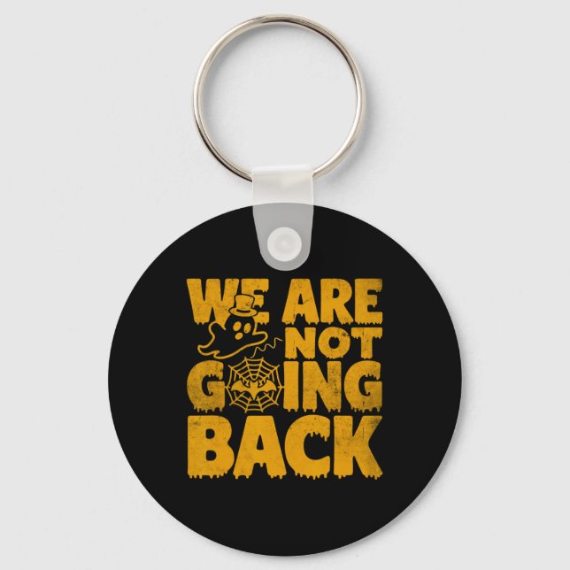 Inte tillbaka Vote Kamala Harris 2024 Halloween G Nyckelring (Framsida)