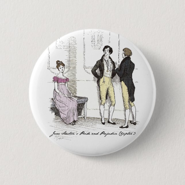 Inte tillräckligt, Jane Austen Pride & Prejudice Knapp (Framsida)