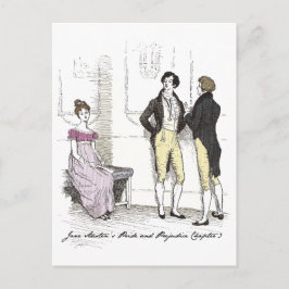 Inte tillräckligt, Jane Austen Pride & Prejudice Vykort