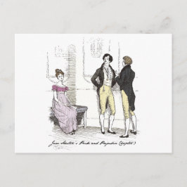 Inte tillräckligt, Jane Austen Pride & Prejudice Vykort