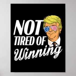 Inte trött på vinsttrumpen Won 2024 Poster